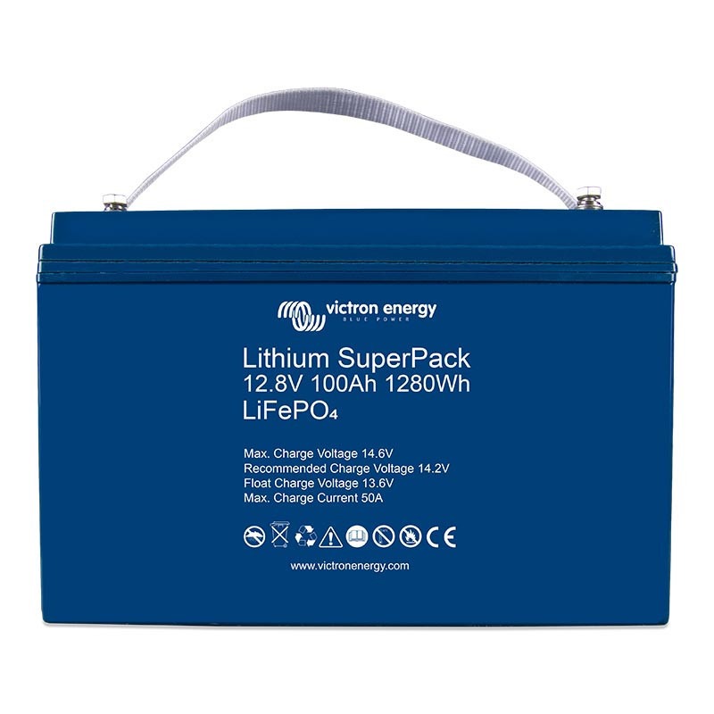 Lithium SuperPack 12,8V/100Ah High current (M8)