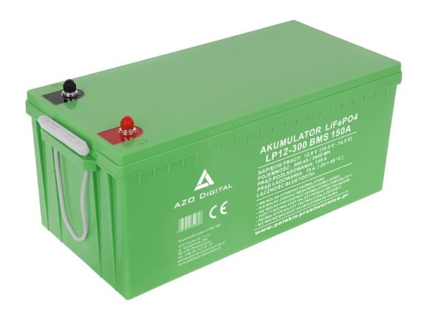 Akumulator LiFePO4 LP12-300 300Ah 12V 150A BMS / Bluetooth / Mata grzewcza