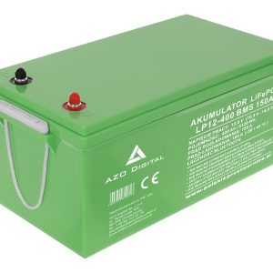 Akumulator LiFePO4 LP12-400 400Ah 12V 150A BMS / Bluetooth / Mata grzewcza