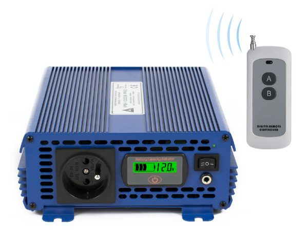 PRZETWORNICA NAPIĘCIA IPS-1000S SINUS 12V/230V 1000W ECO MODE PRO SUP