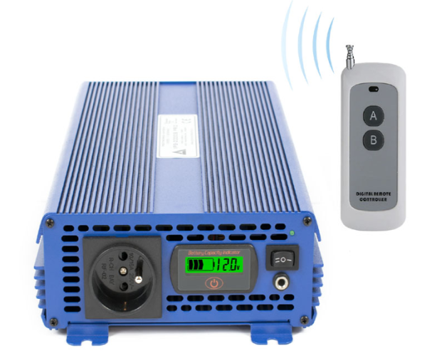 PRZETWORNICA NAPIĘCIA IPS-2000S SINUS 12V/230V 2000W ECO MODE PRO SUPER HIT