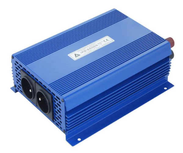 PRZETWORNICA NAPIĘCIA IPS-2000S SINUS 24V/230V 1300W/2000W ECO MODE