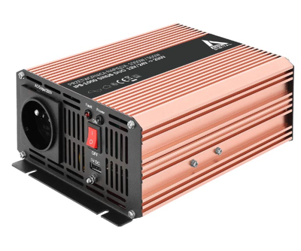 Przetwornica napięcia 12/230 24/230 DUO SINUS IPS-1000S 1000W
