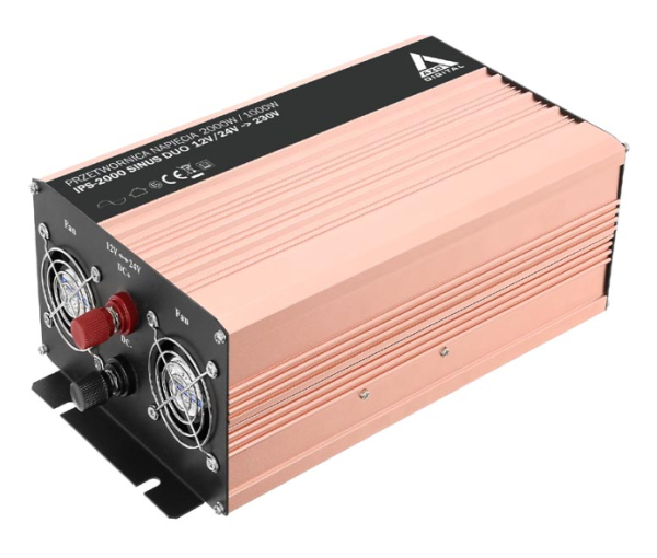 Przetwornica napięcia 12/230 24/230 DUO SINUS IPS-2000S 2000W