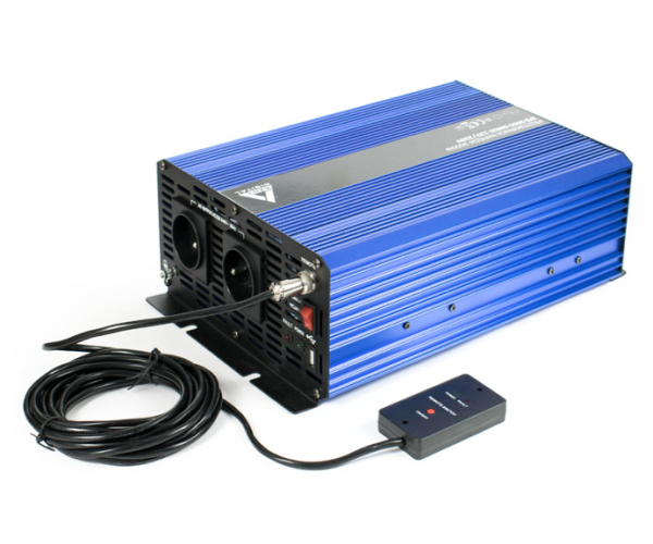 Przetwornica napięcia 12 VDC / 230 VAC SINUS IPS-3000S 3000W