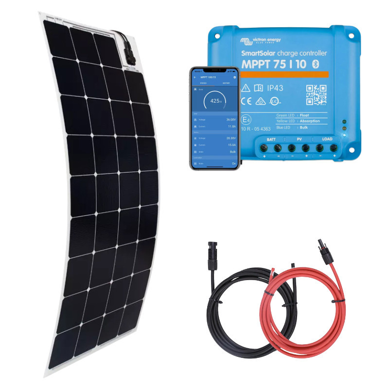 Zestaw do kampera panel elastyczny 150W z regulatorem MPPT