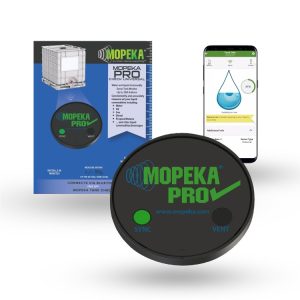 Czujnik poziomu wody/gazu/cieczy MOPEKA PRO UNIVERSAL na baterie, bluetooth (pudełko + żel)