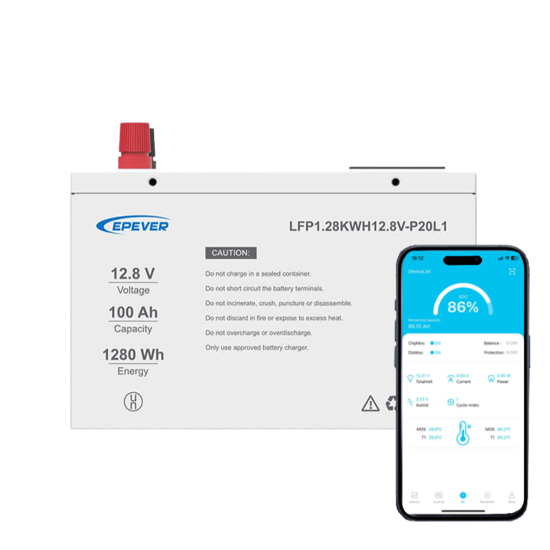 Akumulator Epever LiFePO4 12.8V 100Ah