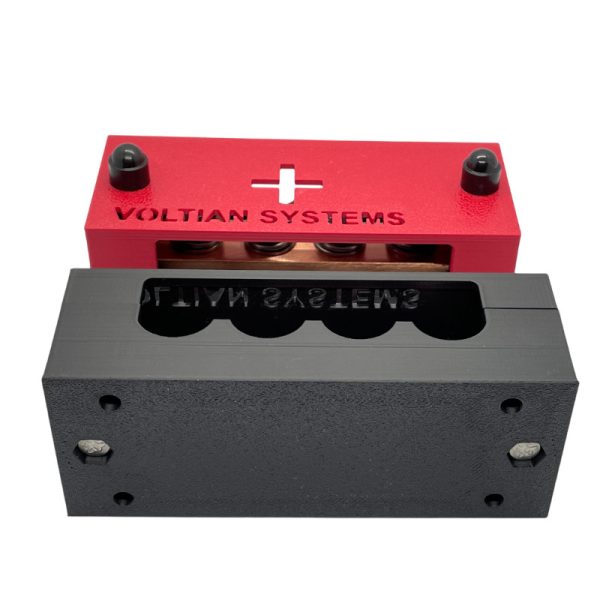 Busbar miedziany Voltian Systems 4P M8 250A 70V – komplet 2 szt. - obrazek 3