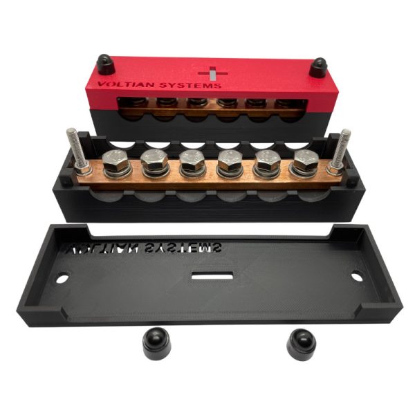 Busbar miedziany Voltian Systems 6P M8 250A 70V – komplet 2 szt. - obrazek 2