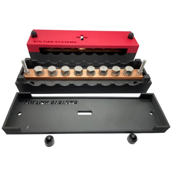 Busbar miedziany Voltian Systems 8P M8 250A 70V – komplet 2 szt. - obrazek 3