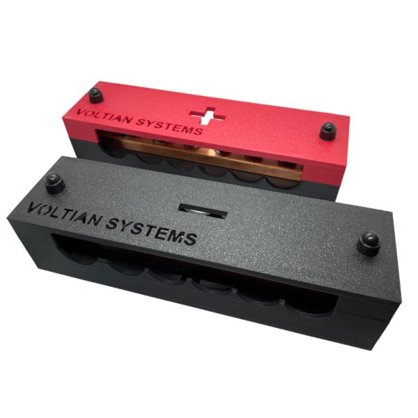 Busbar miedziany Voltian Systems 6P M8/M10 400A 70V – komplet 2 szt. - obrazek 2