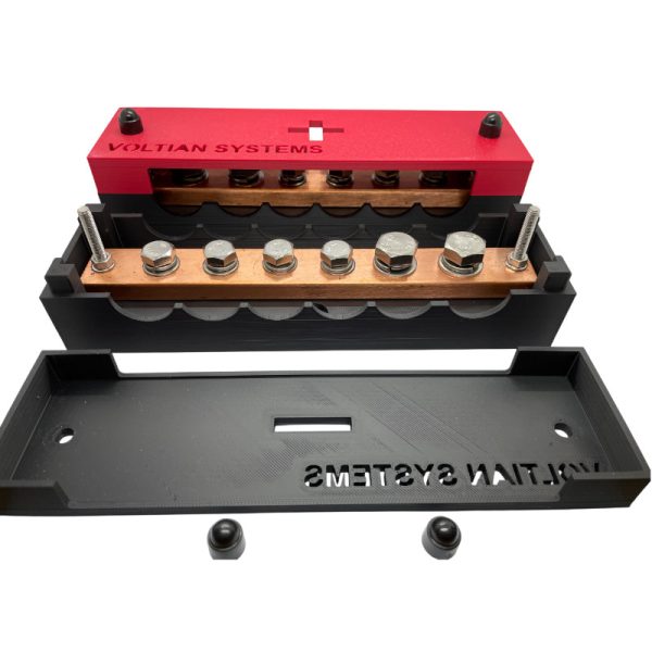 Busbar miedziany Voltian Systems 6P M8/M10 400A 70V – komplet 2 szt. - obrazek 4