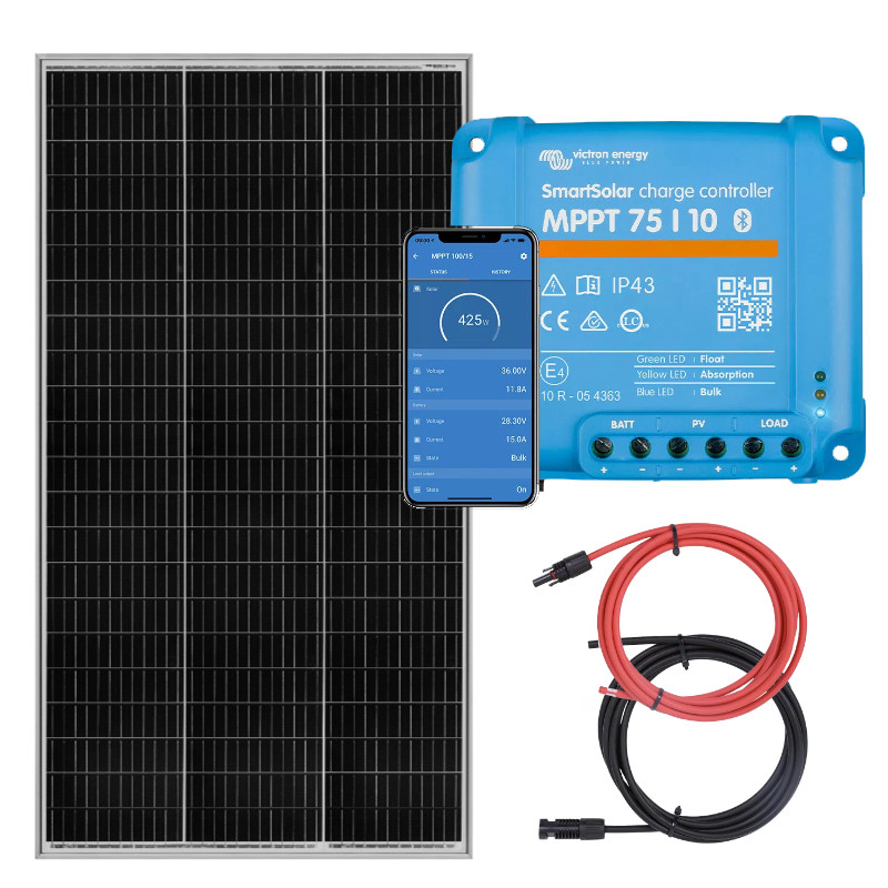 Panel słoneczny 180W z regulatorem MPPT SmartSolar 10A