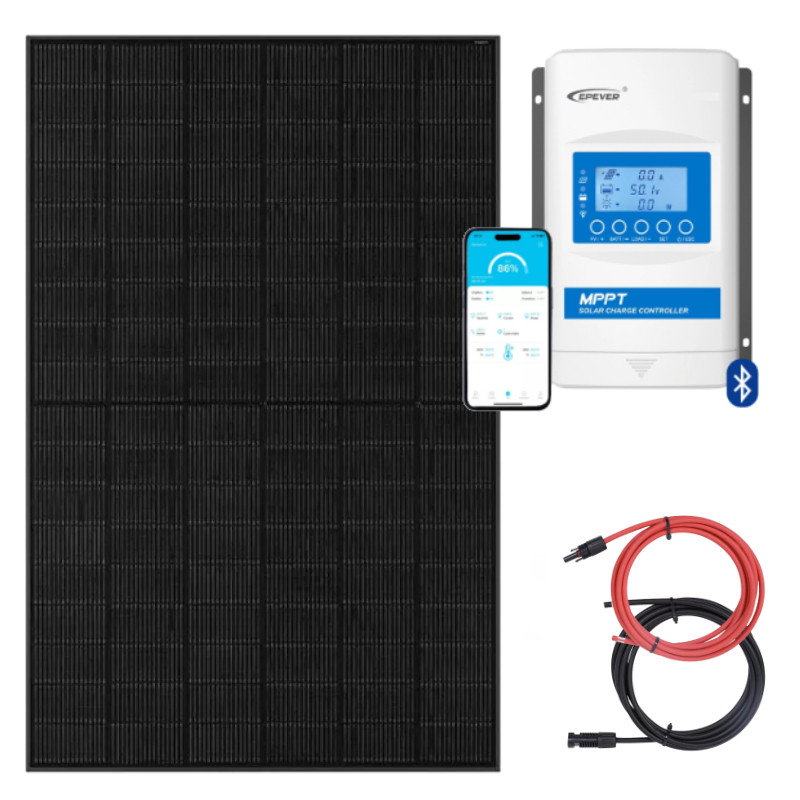 Panel słoneczny 435W z regulatorem ładowania 30A MPPT