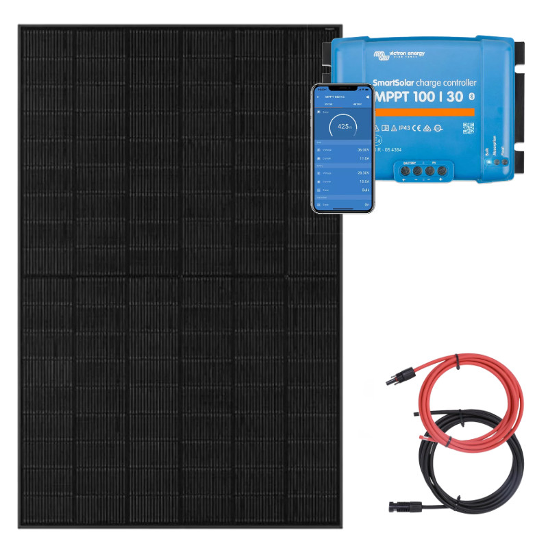 Panel słoneczny 435W z regulatorem ładowania 30A MPPT