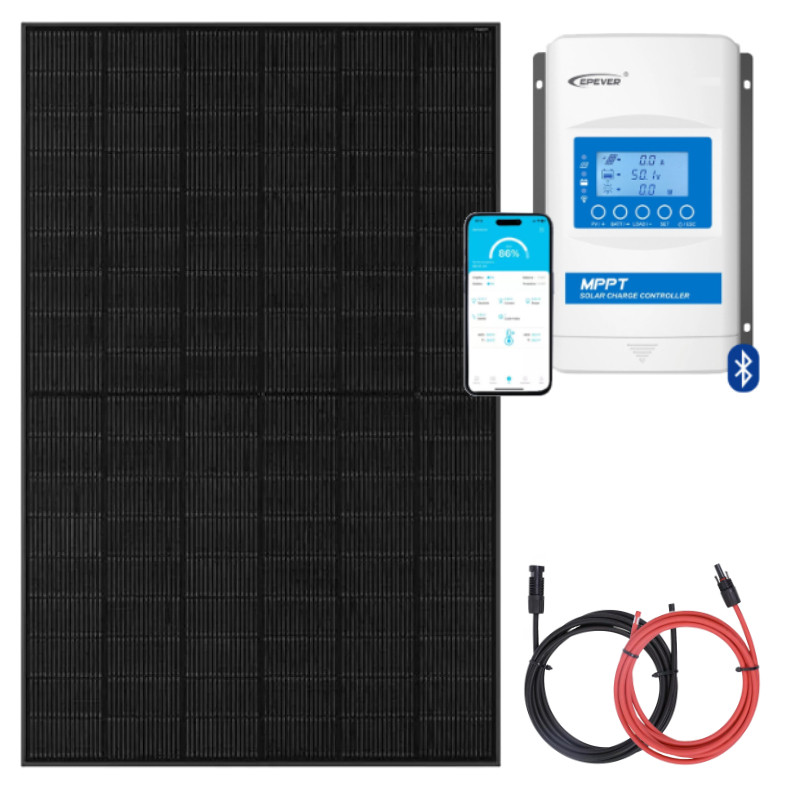 Zestaw do kampera panel sztywny 435W regulator 30A MPPT