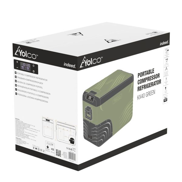 Przenośna lodówka kompresorowa Yolco KX40 Green - obrazek 9