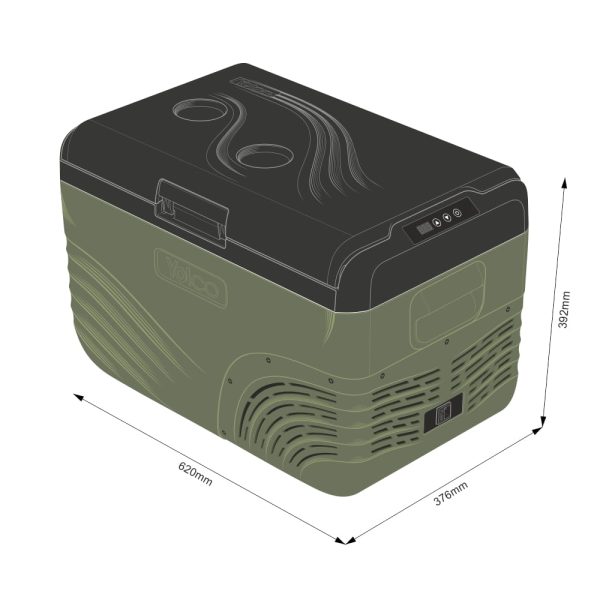 Przenośna lodówka kompresorowa Yolco NX30 Green - obrazek 15