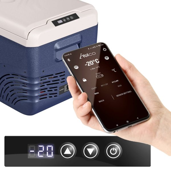 Przenośna lodówka kompresorowa Yolco NX30 Blue - obrazek 22