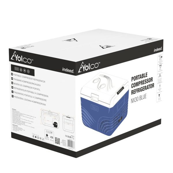 Przenośna lodówka kompresorowa Yolco NX30 Blue - obrazek 24