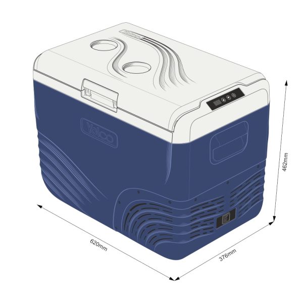 Przenośna lodówka kompresorowa Yolco NX40 Blue - obrazek 19