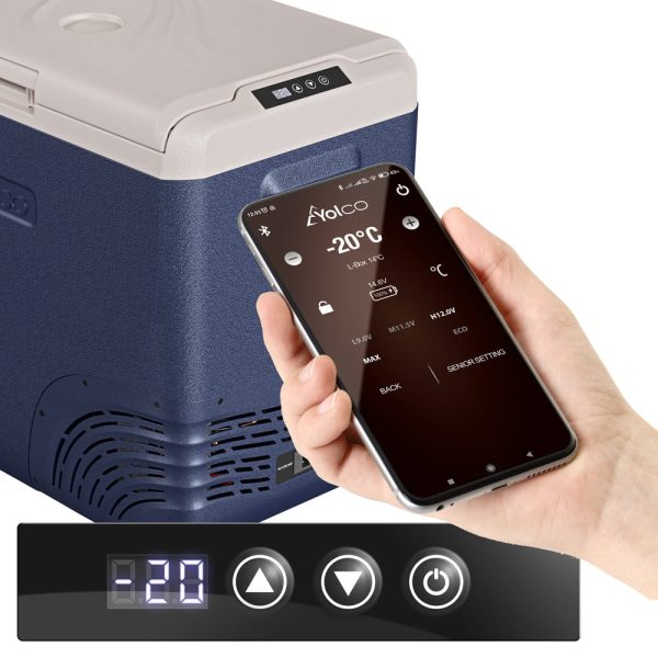 Przenośna lodówka kompresorowa Yolco NX50 Blue - obrazek 22