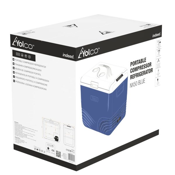 Przenośna lodówka kompresorowa Yolco NX50 Blue - obrazek 25