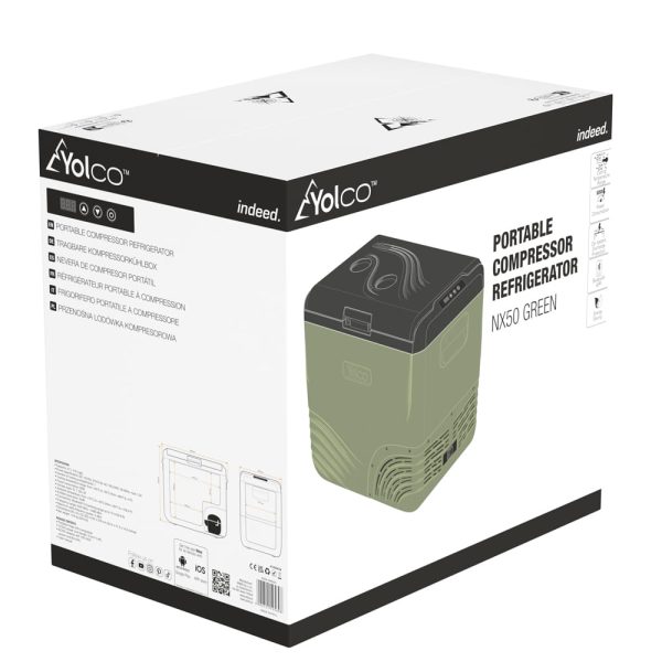 Przenośna lodówka kompresorowa Yolco NX50 Green - obrazek 23