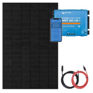 Zestaw do kampera panel sztywny 455W, regulator ładowania 30A MPPT