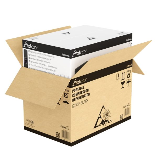 Przenośna lodówka kompresorowa Yolco GCX37 Black - obrazek 10