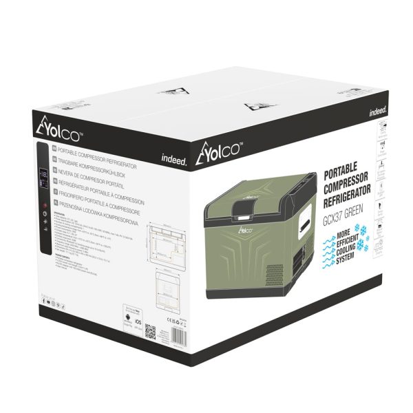 Przenośna lodówka kompresorowa Yolco GCX37 Green - obrazek 9