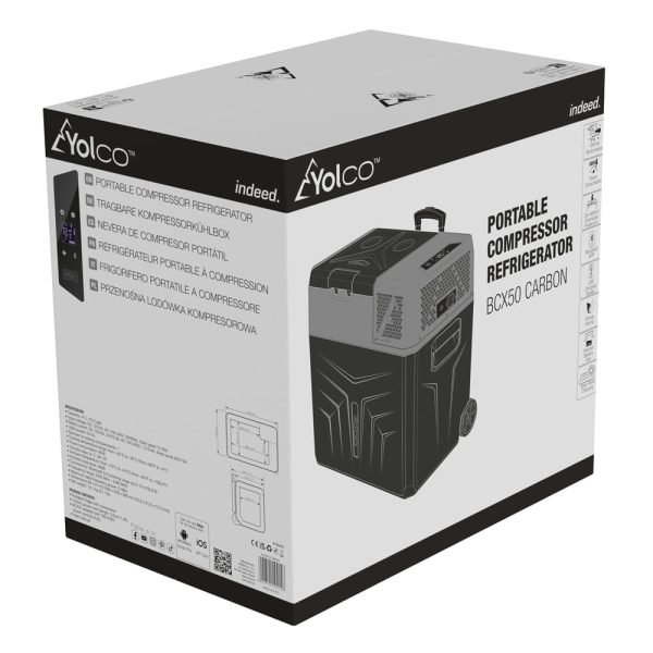 Przenośna lodówka kompresorowa Yolco BCX50 CARBON - obrazek 18