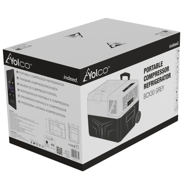 Przenośna lodówka kompresorowa Yolco BCX30 GREY - obrazek 16