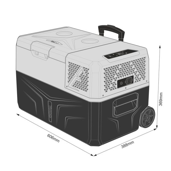 Przenośna lodówka kompresorowa Yolco BCX30 GREY - obrazek 19