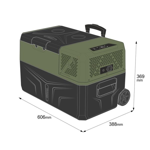 Przenośna lodówka kompresorowa Yolco BCX30 Green - obrazek 19