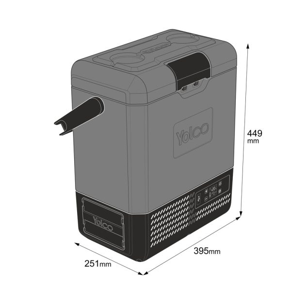 Przenośna lodówka kompresorowa Yolco ET8 CARBON - obrazek 28