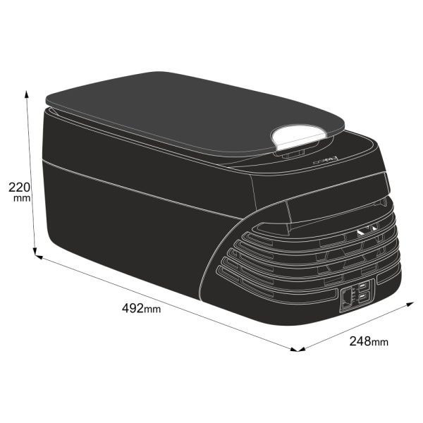 Lodówka przenośna kompresorowa Yolco CX8 BLACK - obrazek 19