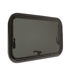 Profilowane okno do kampera- vana z moskitierą i roletą, OMEGA 700 x 510 mm