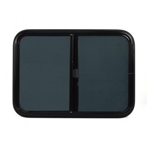 Przesuwne okno do kampera z moskitierą i roletą, SIGMA1 700x400 mm- PRAWE