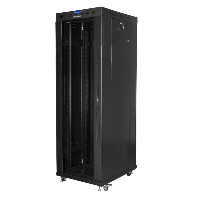 Szafa Rack Lanberg 19” 42U FF01-6842-12BL V2 z termostatem