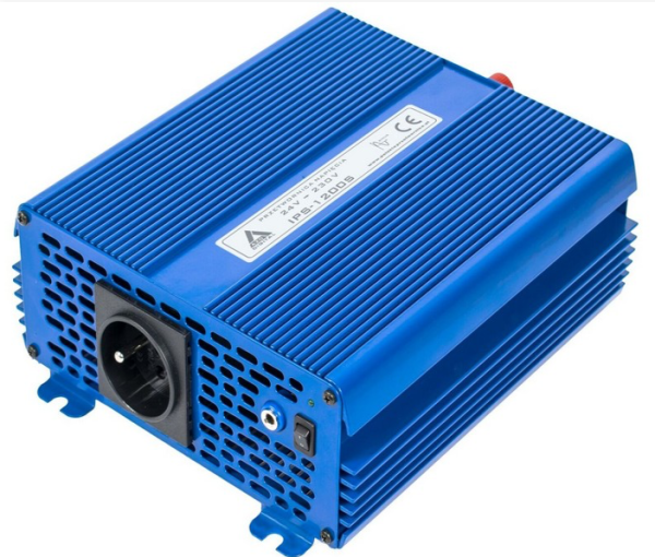 PRZETWORNICA NAPIĘCIA IPS-1200S SINUS 24V/230V 800W/1200W ECO MODE